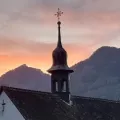 Sonnenuntergang Kapuzinerkloster (Foto: Kurt Vogt)